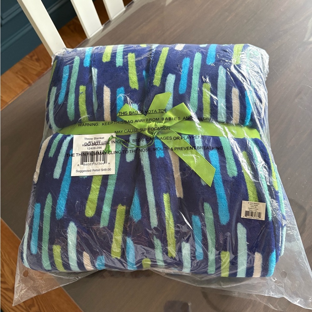 Vera Bradley Katrina Showers Throw Blanket